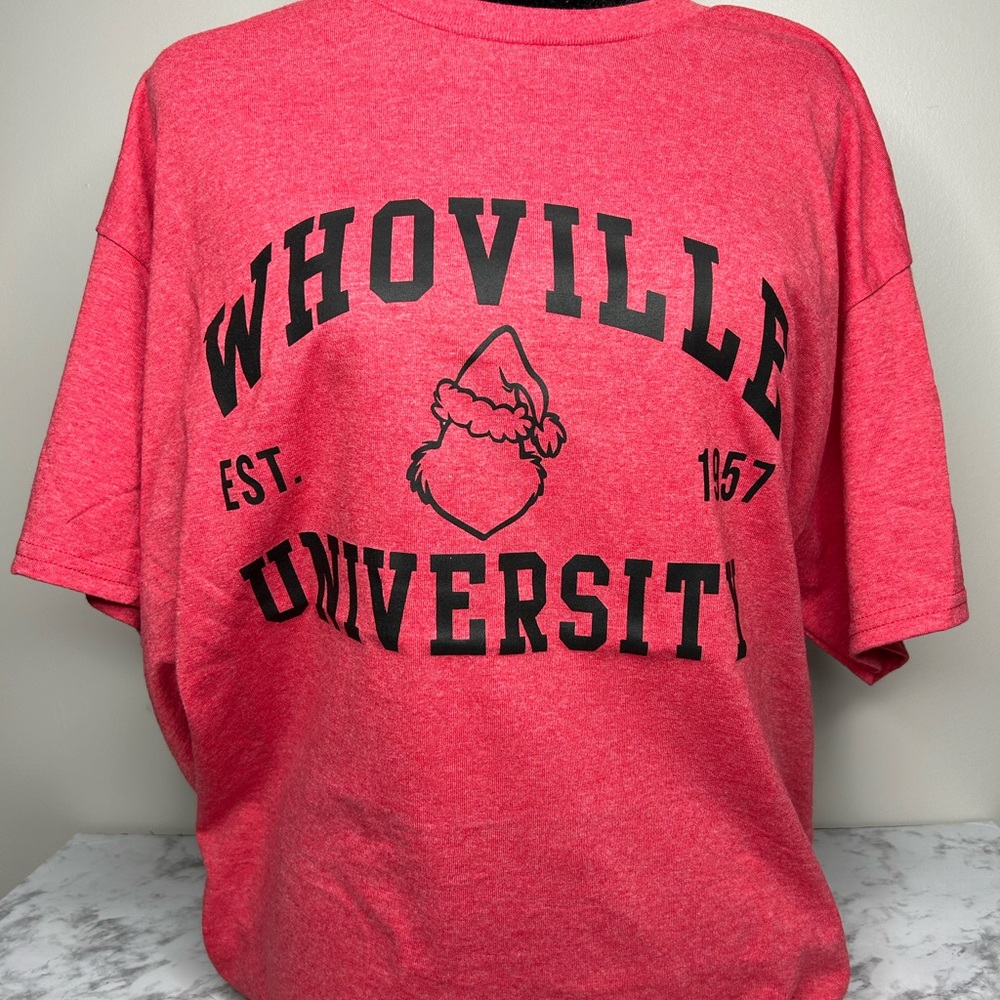 Heather Red Whoville University Size XL